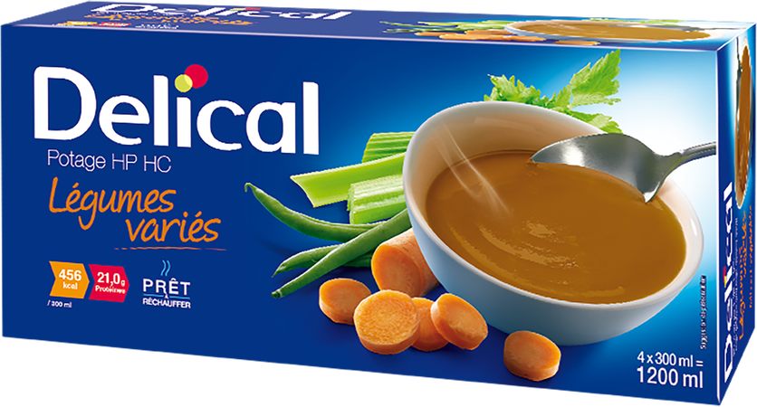 Delical Potage Hp Hc Legumes Varie 4x300ml