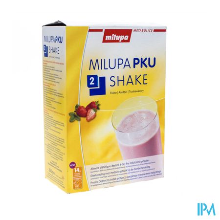 Milupa Pku 2 Shake Aardbei Zakje 10x50g