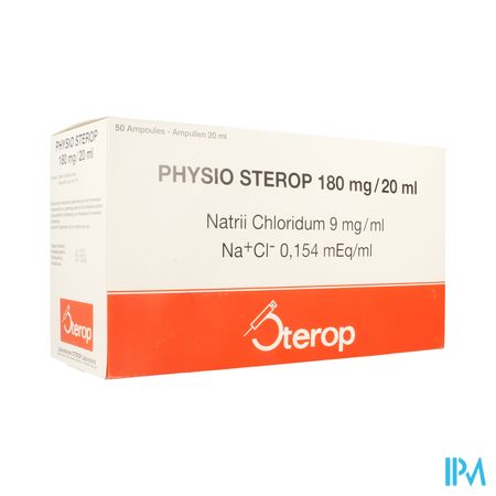 Physio Sterop 180 mg/20 ml parent. oplosm. i.v. amp. 50 x 20 ml