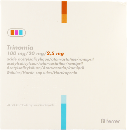 Trinomia 100mg/20mg/ 2,5mg Harde Caps 98 1