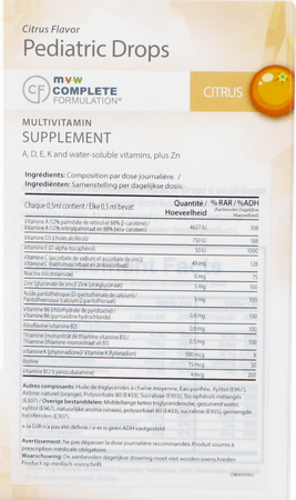 Mvw Complete Formul. Multivit.pediatric Drops 30ml 3