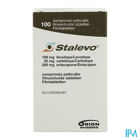 Stalevo 100/25,0/200mg Comp 100x 100mg Pip 1