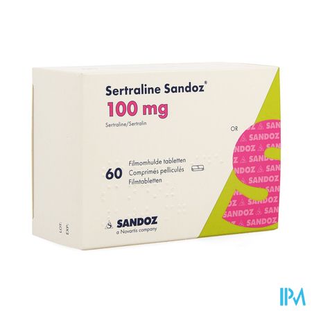 Sertraline Sandoz Comp 60 X 100mg