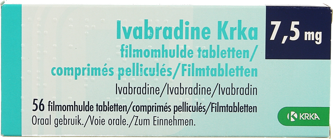 Ivabradine Krka 7,5mg Filmomh Tabl 56 1