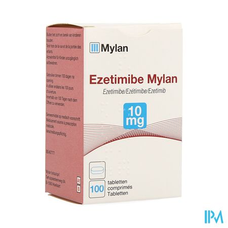 Ezetimibe Viatris 10mg Comp 100