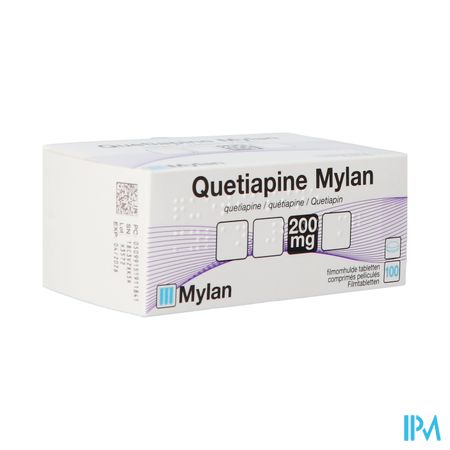 Quetiapine Viatris 200mg Filmomh Tabl 100