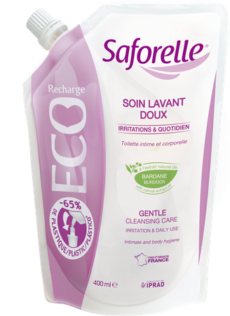 Saforelle Zachte Wasoplossing Eco Navul.400ml 2