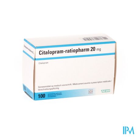 Citalopram Ratiopharm Comp 100 X 20mg