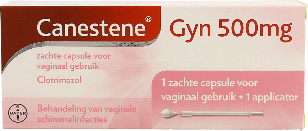 Canestene Gyn 500mg Zachte Caps Vag.gebr.1+applic 3