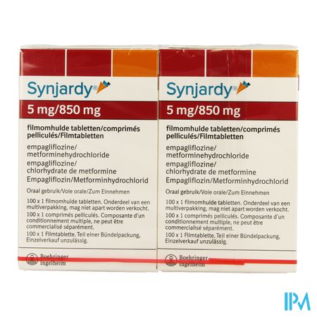 Synjardy 5,0mg/ 850mg Comp Pell 200 X 1 Ud 1