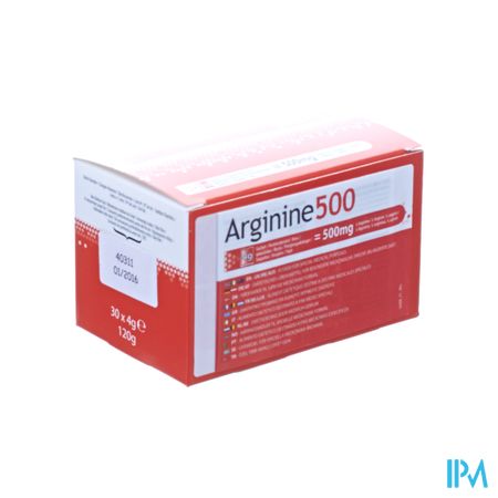 Arginine 500 Pdr Zakje 30x4g