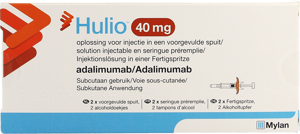 Hulio 40mg Sol Inj 50mg/ml Ser Preremp. 2 X 0,8ml 1