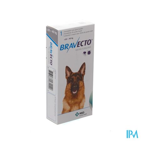 Bravecto Kauwtabletten Hond 1x1000,0mg 1