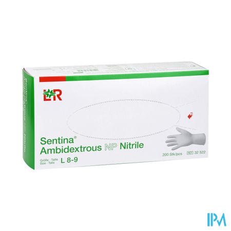 Sentina Ambidextrous Nitrile Handschoen l 200