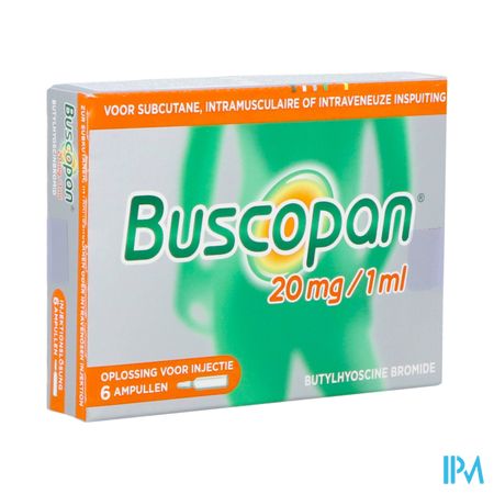 Buscopan Amp 6 X 20mg/1ml