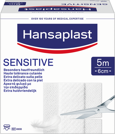 Hansaplast Med Soft Gev.huid Family Pack 5mx6cm 5