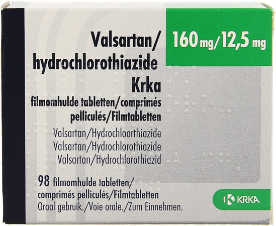 Valsartan Hct Krka 160mg/12,5mg Filmomh Tabl 98 1