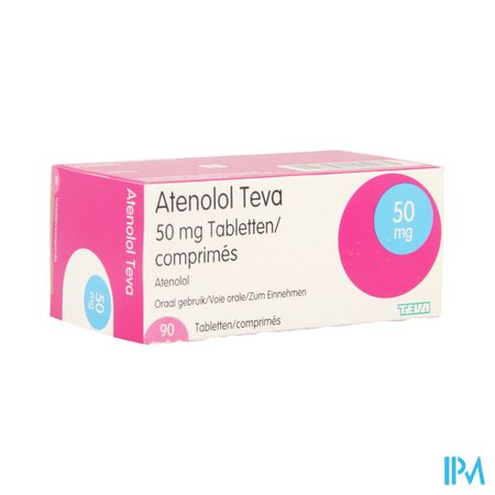Atenolol Teva Comp Enrob 90x 50mg 2