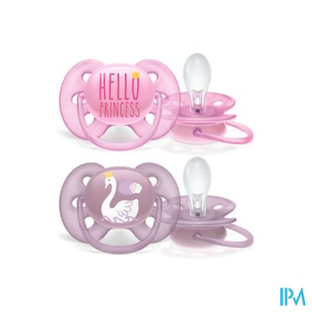Philips Avent Fopspeen 6m+ Soft Girl 2