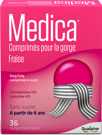 Medica Comprimes Gorge Fraise Comp A Sucer 36 1