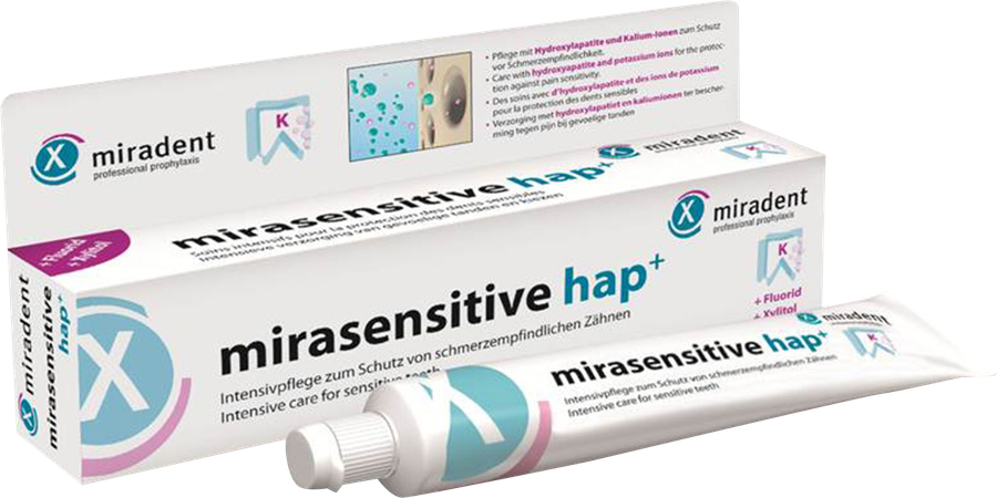 Miradent Mirasensitive Hap+ Tandpasta 50ml 1