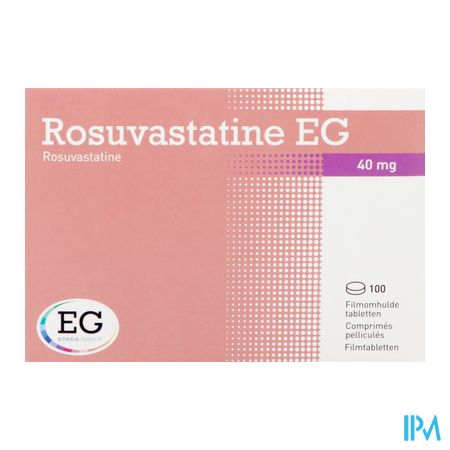 Rosuvastatine EG 40Mg Comp Pell 100 1