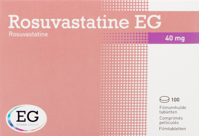 Rosuvastatine EG 40Mg Filmomh Tabl 100 1