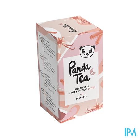 Panda Tea Coffret Latte Zakjes 20