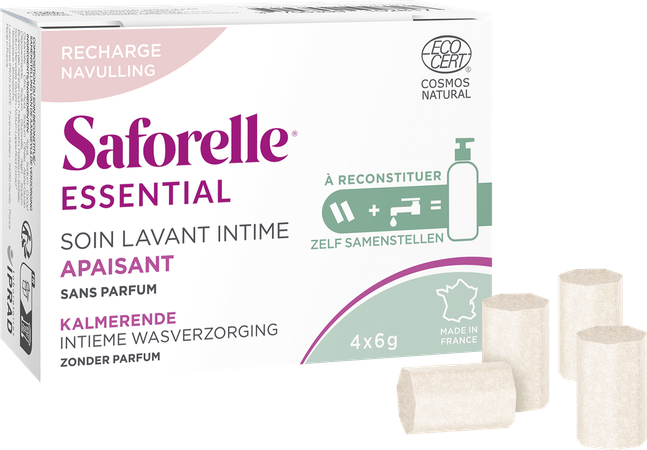 Saforelle Essent.verzach.int.wasopl.pdr Navul.4x6g 9