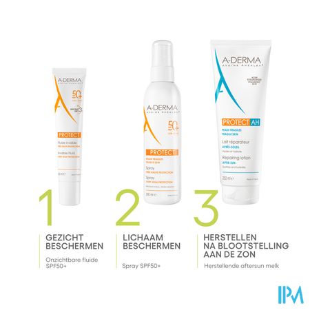Aderma Protect Herstellende Melk A/sun 250ml 16