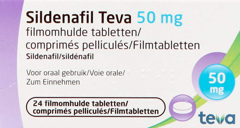 Sildenafil Teva 50mg Comp Pell 24x 50mg 1