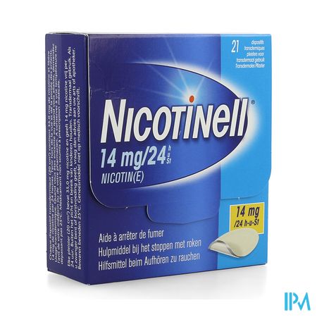 Nicotinell 14mg/24u Pleister Transdermaal 21