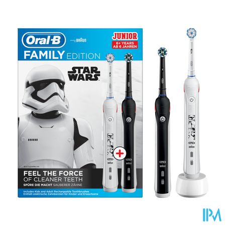 Oral-b Family Pro2 Black + Junior Star Wars