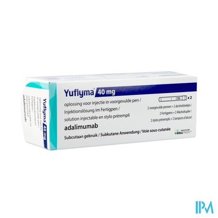 Yuflyma 40mg Opl Inj Voorgev.pen 2 + 2 Alc.doek