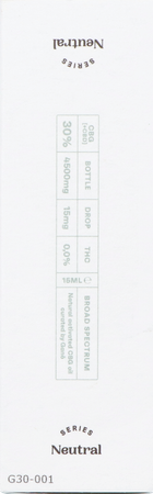 Gano Care Neutral 30% Cbg&cbd Huile 15ml 3