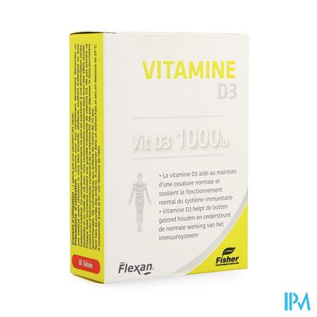 Fisher Flexan Vit D3 1000 Iu Caps 60