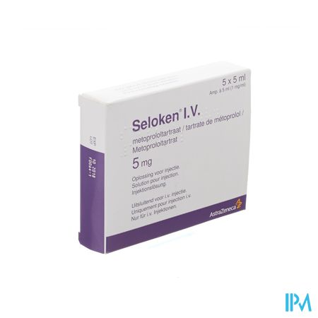 Seloken Amp Iv 5 X 5mg/5ml 1