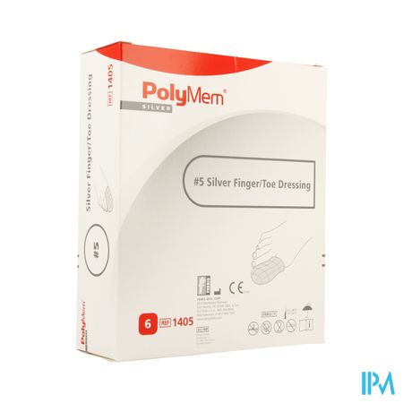 Polymem Silver Vinger/teen Dressing Ster 87-97mm 6