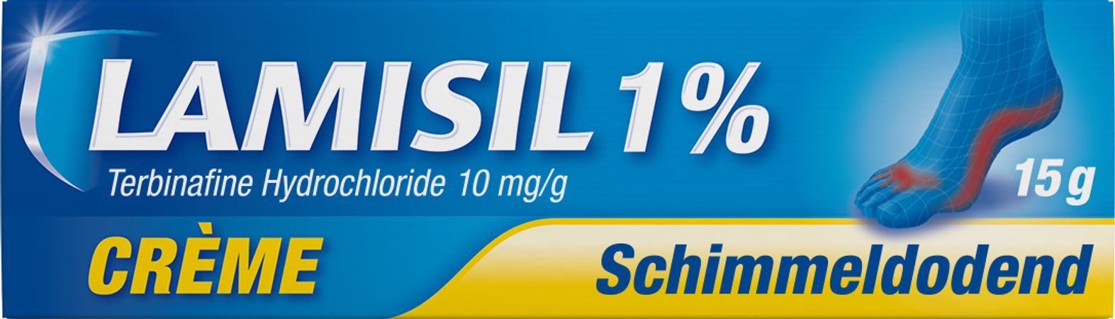Lamisil Creme 1% Gelamineerde Aluminium Tube 15g 6