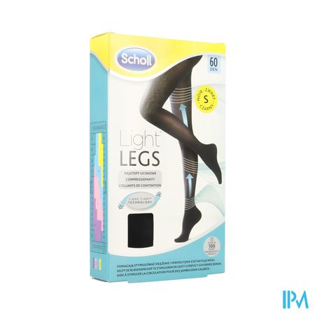 Scholl Light Legs 60d Small Black