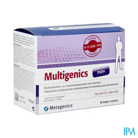 Multigenics Men Pdr Zakje 30 7286 Metagenics 1