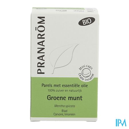 Parels Bio Groene Munt Ess Olie 60 2