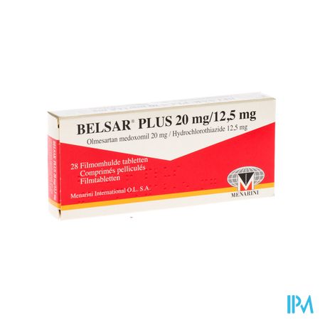 Belsar Plus 20mg/12,5mg Comp Pell 28