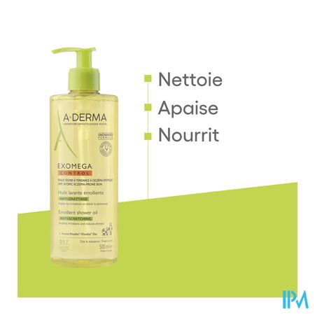 Aderma Exomega Control Hle Lavante Emollient.500ml 9