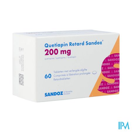 Quetiapin Retard Sandoz 200mg Verl.afg. Comp 60