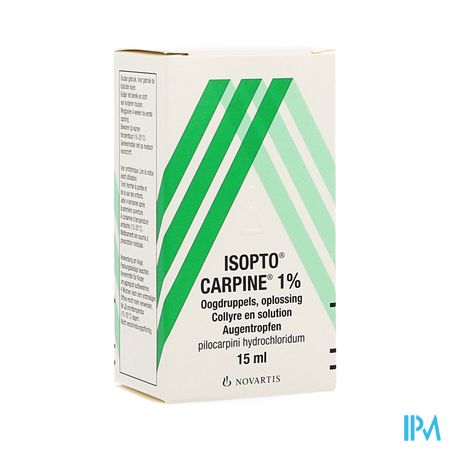 Pilocarpine-isopto 1 % Collyre 15ml