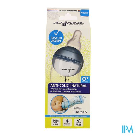 Difrax Biberon-s Natural Boy 170ml 2