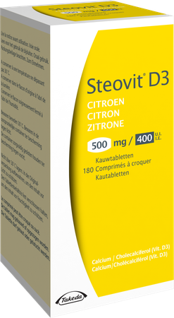 Steovit D3 Citron 500mg/400ui Comp Croq. 180 Flac 1