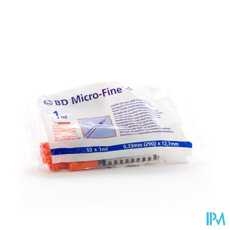 Bd Microfine+ Ser.ins. 1,0ml 29g 12,7mm 10 324827