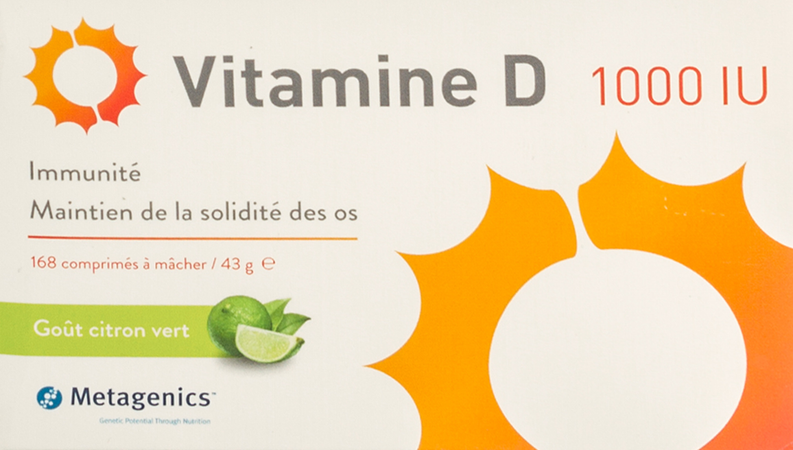 Vitamine D 1000iu Metagenics Tabl 168 3